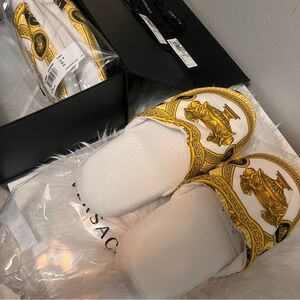 Versace home slippers - set of two NEW